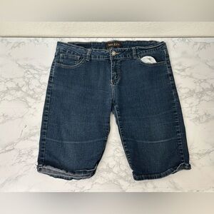 ABM Jeans Denim Shorts Women’s Juniors 13 Bermuda Blue Wash Pockets Long​